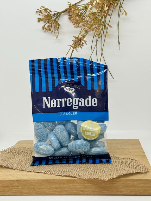 Nørregade Blå Ugler - Menthol Hard Boiled Candy