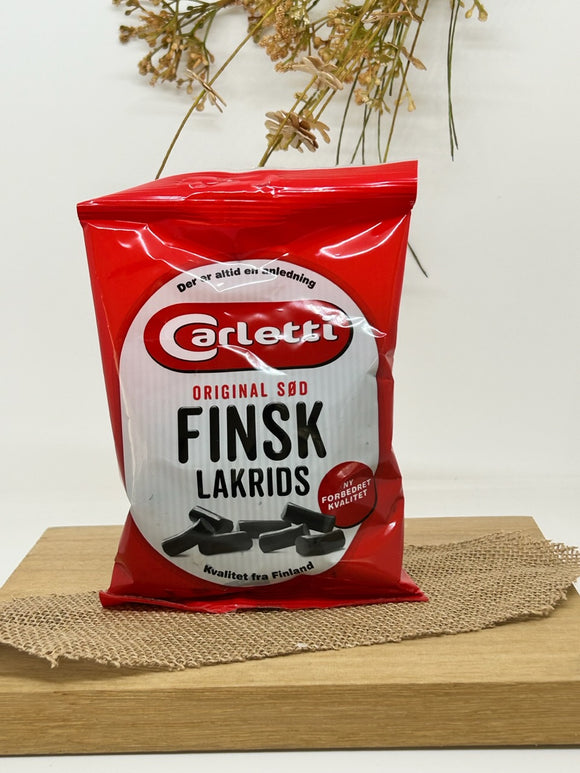 Best Before Date 21/06/24 - Carletti Finsk Lakrids Sød - Sweet Licorice