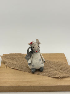 Christmas Mouse - Grey