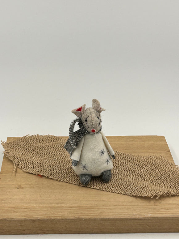 Christmas Mouse - Grey