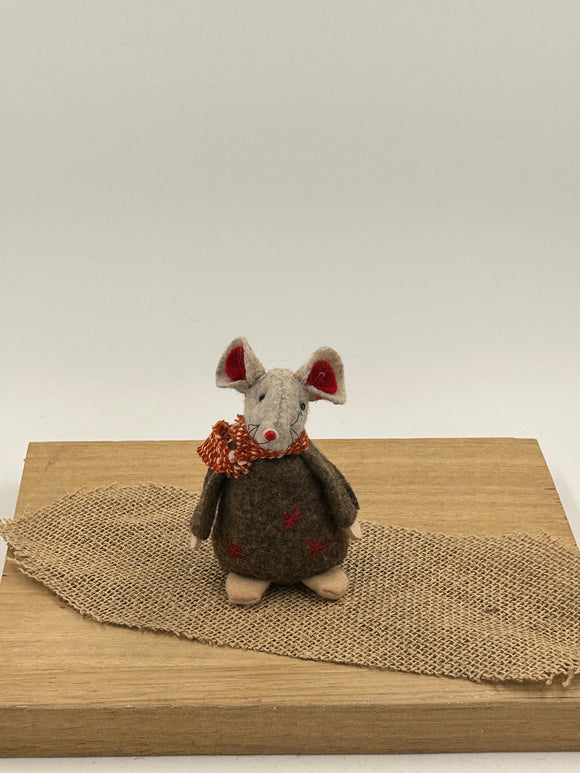 Christmas Mouse - Brown