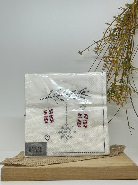 Christmas Embroidery Napkins
