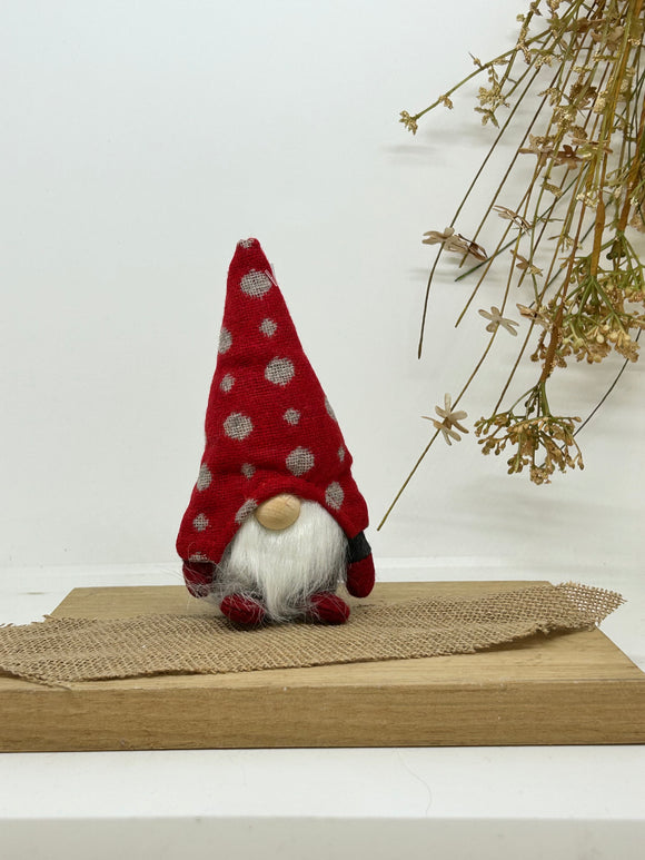 Pixi Red and Grey Hat