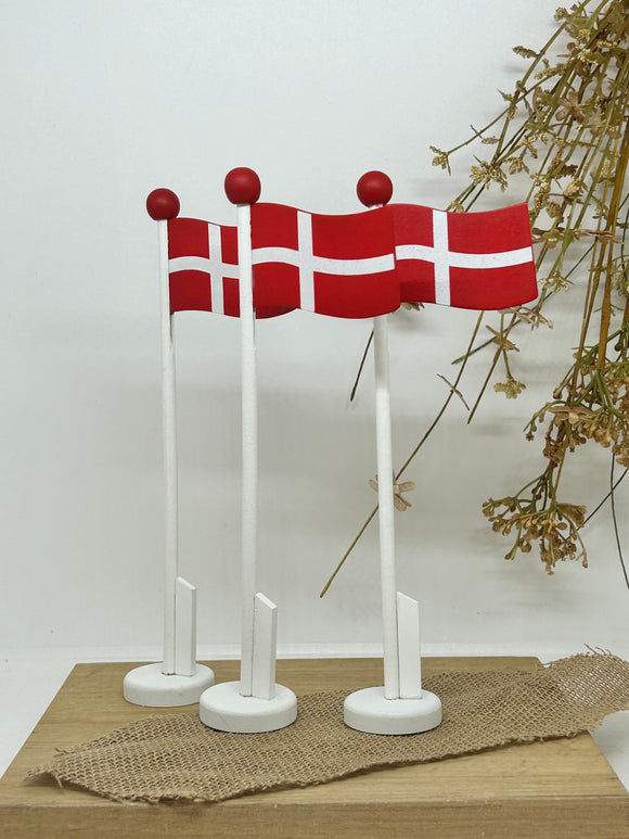 Dannebrog Flag on Stand