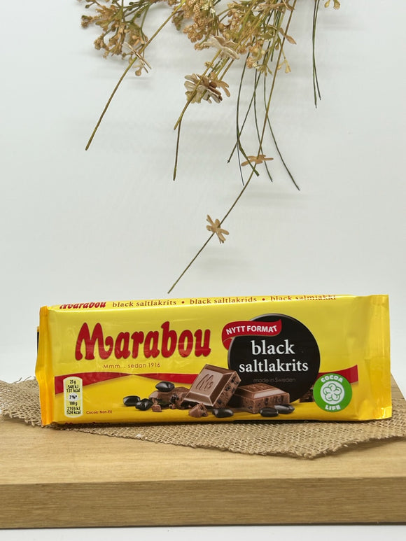 Marabou Black Saltlakrids - Milk Chocolate