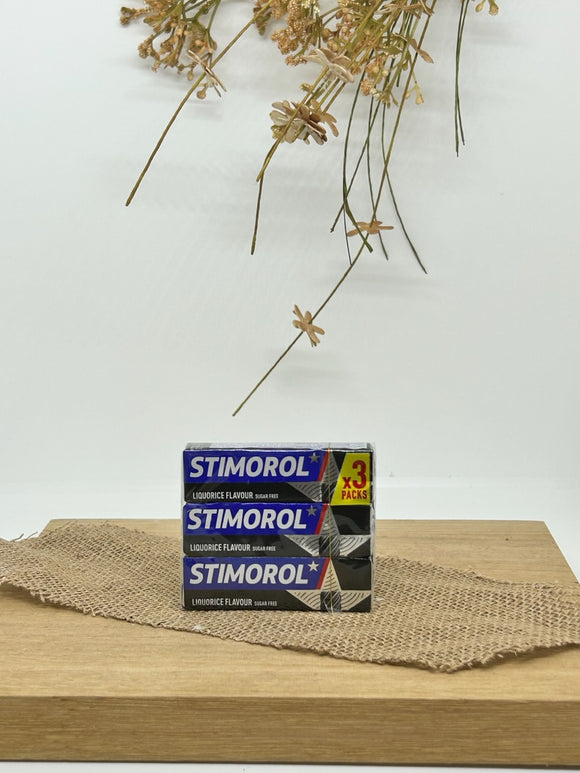 Stimorol Liquorice Chewing Gum 3pk