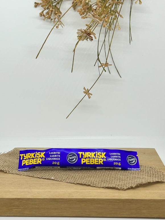 Fazer Tyrkisk Peber Lakrids Stang - Licorice Stick