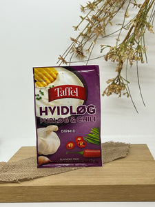 Taffel Hvidløg, Purløg & Chili Dipmix - Garlic, Chive & Chilli Dip Mix